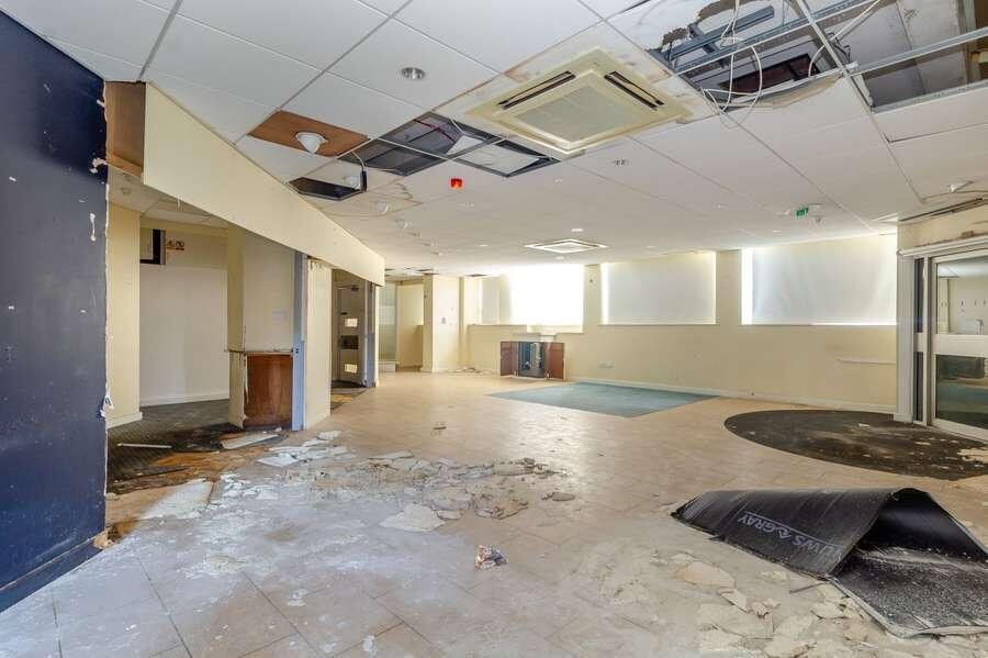 Ground floor commercial space — existing condition